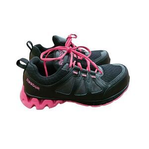 REEBOK‎ Work Zigkick RB301 Women's Work Shoes Black Pink Size 8 1/2